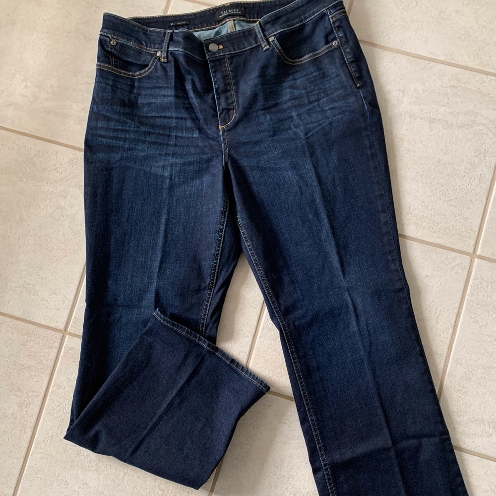 Talbots Dark Wash Mid rise Bootcut Jeans